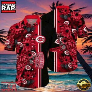 MLB Cincinnati Reds Blossom Passion Aloha Hawaiian Shirt