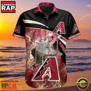 MLB Diamondbacks Baseball Heritage Hawaiian Shirt