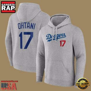 MLB Dodgers Ohtani Player Name And Number Hoodie