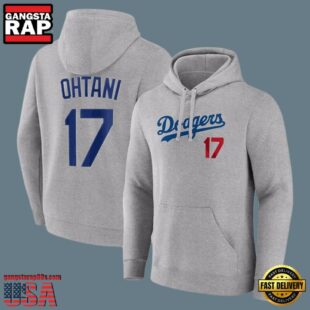 MLB Dodgers Ohtani Player Name And Number Hoodie