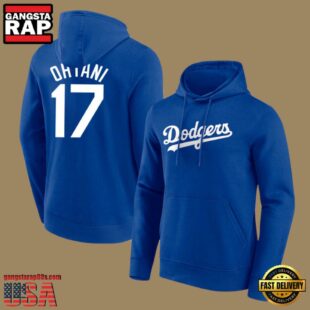 MLB Dodgers Shohei Ohtani Long Sleeve Pullover Hoodie