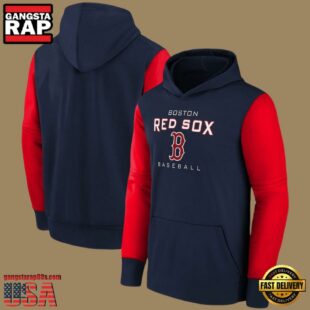 MLB Gear Boston Red Sox Pullover Hoodie Black