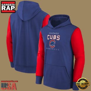 MLB Gear Chicago Cubs Pullover Hoodie Blue