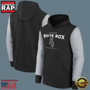 MLB Gear Chicago White Sox Pullover Hoodie Black