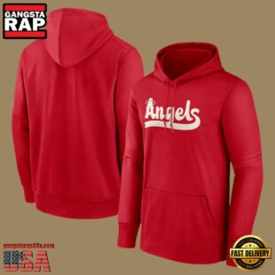 MLB Gear Los Angeles Angels Pullover Hoodie Red