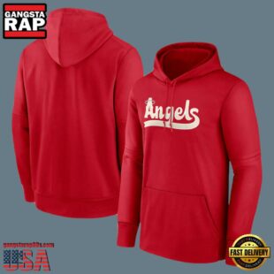 MLB Gear Los Angeles Angels Pullover Hoodie Red