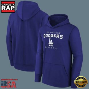 MLB Gear Los Angeles Dodgers Pullover Hoodie Blue