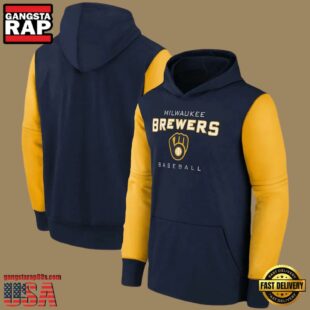 MLB Gear Milwaukee Brewers Pullover Hoodie