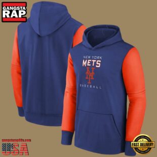 MLB Gear New York Mets Pullover Hoodie Blue