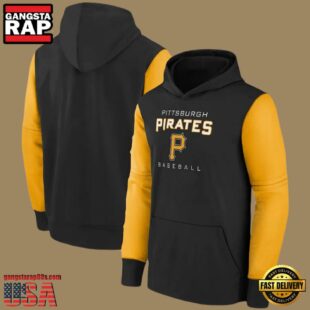 MLB Gear Pittsburgh Pirates Pullover Hoodie Black