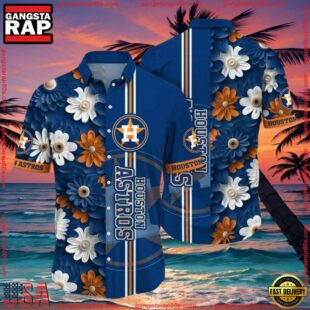 MLB Houston Astros Daisy Delight Summer Hawaiian Shirt