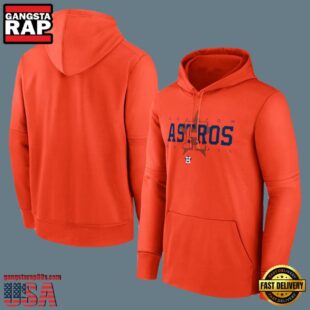 MLB Houston Astros Pullover Hoodie Orange