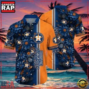 MLB Houston Astros Tropical Night Aloha Shirt