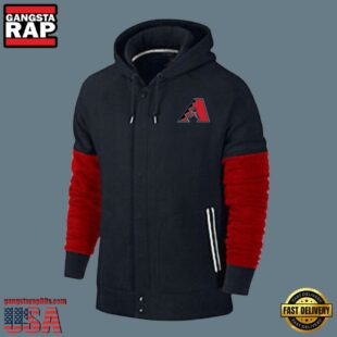 MLB Jersey Arizona Diamondbacks Zip UP Hoodie Black