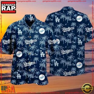 MLB Los Angeles Dodgers Baseball Sports Aloha Hawaiian ShirtGroup