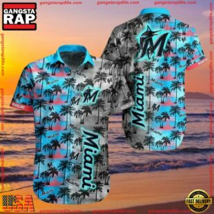 MLB Miami Marlins Aloha Hawaiian ShirtGroup