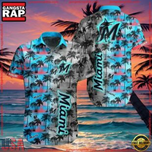 MLB Miami Marlins Aloha Hawaiian ShirtGroup