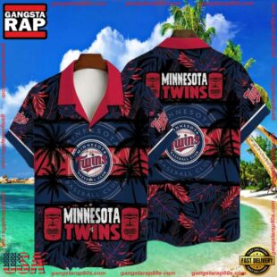 MLB Minnesota Twins Tiki Tropical Summer Hawaiian Shirt