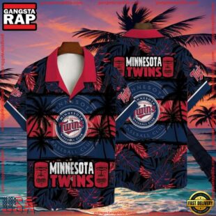 MLB Minnesota Twins Tiki Tropical Summer Hawaiian Shirt