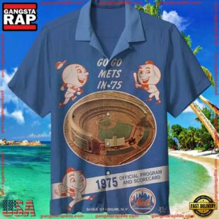 MLB New York Mets Retro Aloha Hawaiian ShirtGroup