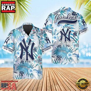 MLB New York Yankees Ocean Breeze Hawaiian Shirt