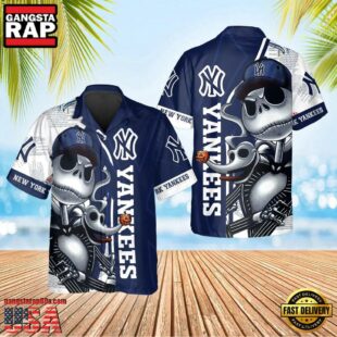 MLB New York Yankees Skeleton Swagger Hawaiian Shirt