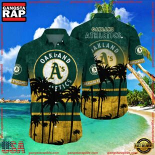 MLB Oakland Athletics Aloha Hawaiian Shirt, Style Hot Trending