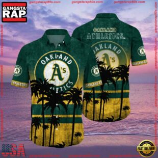 MLB Oakland Athletics Aloha Hawaiian Shirt, Style Hot Trending