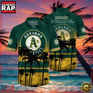 MLB Oakland Athletics Aloha Hawaiian Shirt, Style Hot Trending