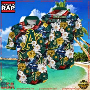 MLB Oakland Athletics Aloha Hawaiian Shirt