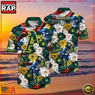 MLB Oakland Athletics Aloha Hawaiian Shirt