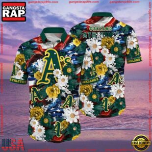 MLB Oakland Athletics Aloha Hawaiian Shirt