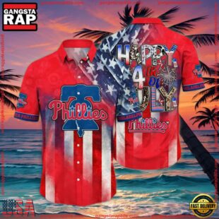 MLB Philadelphia Phillies Aloha Hawaiian Shirt