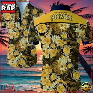 MLB Pittsburgh Pirates Aloha Hawaiian Shirt Summer Button UpGroup