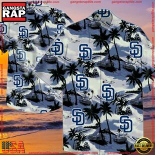 MLB San Diego Padres Aloha Hawaiian Shirt Summer Button UpGroup