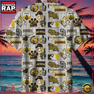 MLB San Diego Padres Aloha Hawaiian ShirtGroup