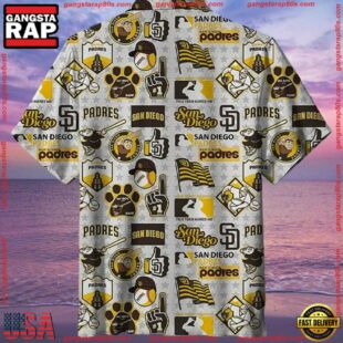 MLB San Diego Padres Aloha Hawaiian ShirtGroup