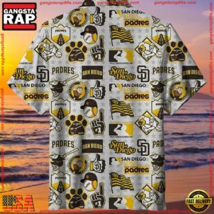 MLB San Diego Padres Aloha Hawaiian ShirtGroup