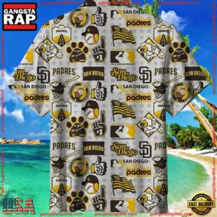 MLB San Diego Padres Aloha Hawaiian ShirtGroup