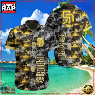 MLB San Diego Padres Summer Aloha Hawaiian ShirtGroup