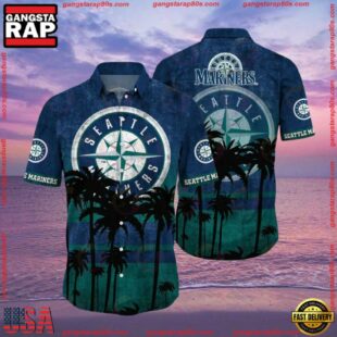 MLB Seattle Mariners Aloha Hawaiian ShirtStyle Hot Trending