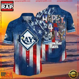 MLB Tampa Bay Rays New Design Aloha Hawaiian Shirt