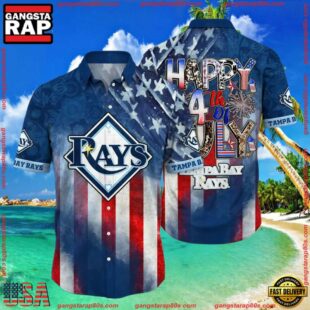 MLB Tampa Bay Rays New Design Aloha Hawaiian Shirt