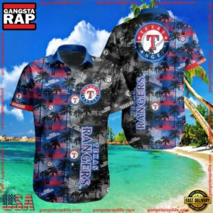 MLB Texas Rangers Aloha Hawaiian ShirtGroup