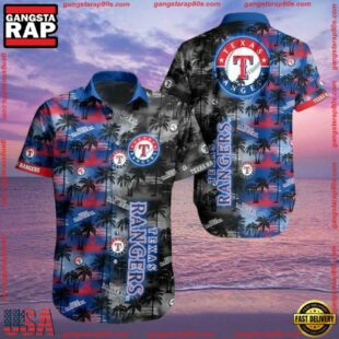 MLB Texas Rangers Aloha Hawaiian ShirtGroup