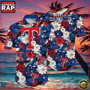 MLB Texas Rangers Summer Aloha Hawaiian Shirt