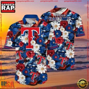 MLB Texas Rangers Summer Aloha Hawaiian Shirt