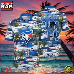 MLB Toronto Blue Jays Flower Aloha Hawaiian Shirt, Summer Football