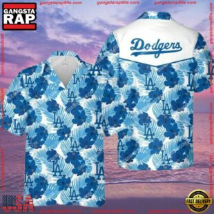 MLB Tropical Los Angeles Dodgers All Over Print Aloha Hawaiian ShirtGroup