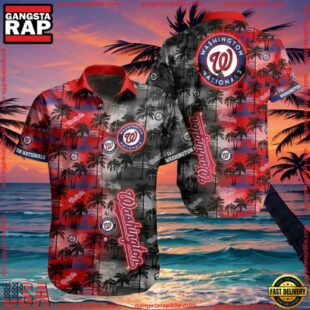 MLB Washington Nationals Aloha Hawaiian ShirtGroup